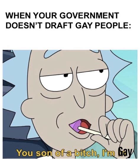 When WWIII COMING AND YOU REALIZED YOU ARE GAY R Rickandmorty