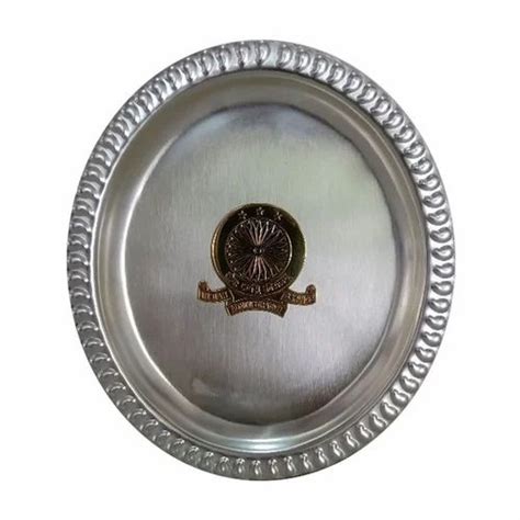 Silver Brass Plate Memento Size 18x16 Inch At Rs 3000piece In New