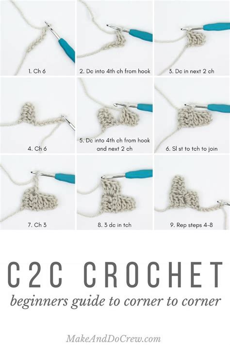 How To Corner To Corner Crochet [complete Guide For Beginners] C2c Crochet Crochet Blanket