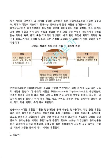 A자료 사회체이론사회체계의 기능 체계의 특성 사회체계이론의 주요개념 체계적 관점에서의 환경체계 관련 레포트자료