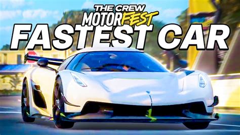 This Is The Fastest Car In The Crew Motorfest Youtube