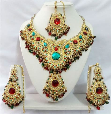 indian jewelry in Asian & East Indian | Perhiasan mewah, Perhiasan ...