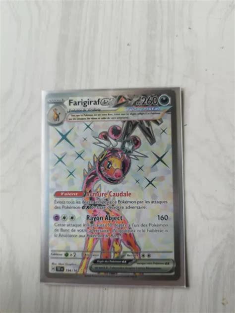 CARTE POKÉMON FARIGIRAF EX 194 162 EV5 TEF Forces Temporelles NEUF EUR