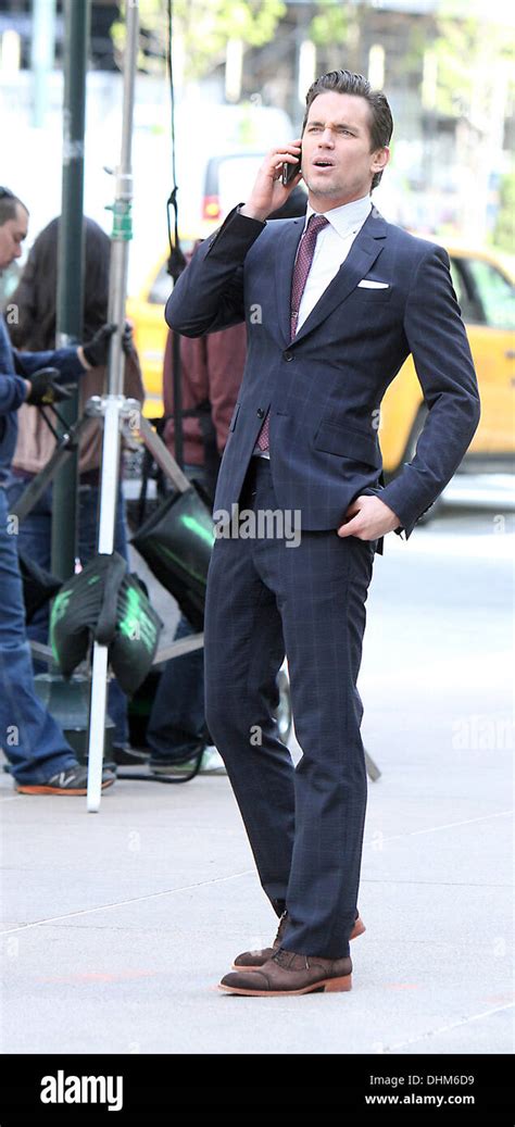 Matt Bomer films scenes for USA Network's drama series 'White Collar ...