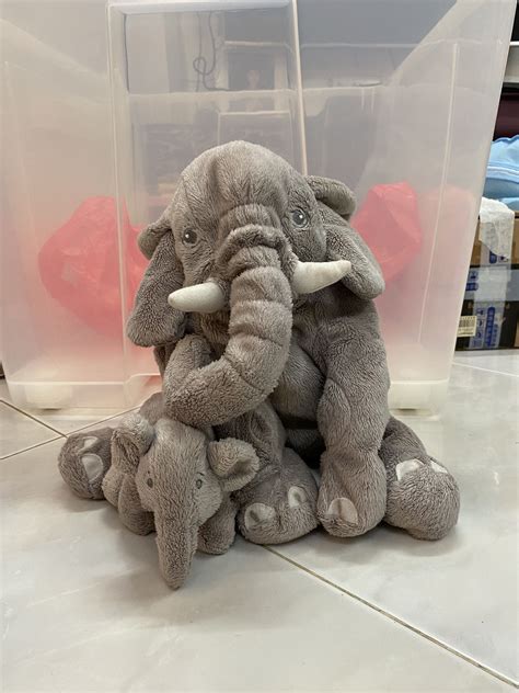 Ikea Leddjur Elephant Soft Toy Hobbies And Toys Toys And Games On Carousell