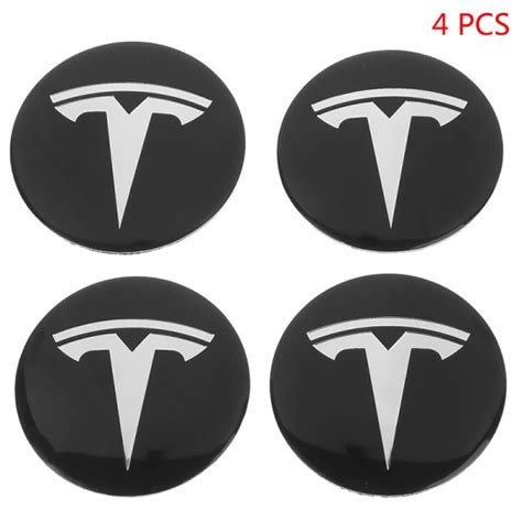 St Hjul Center Hub Cap Kit F R Tesla Model Y Tesla Accesso Silver