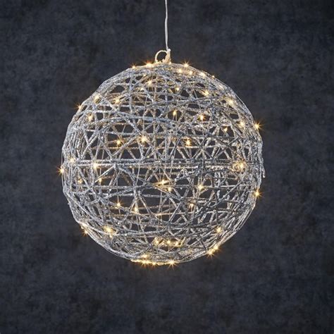 Luca Lighting Kerstverlichting Bal met Warm Witte LED Lampjes Ø30 cm