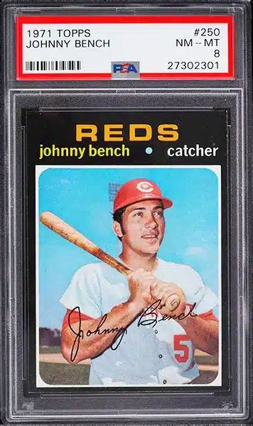 The Best 1971 Topps Baseball Cards Highest Selling Prices