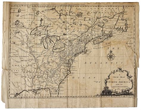 North America Map In 1783 United States Map