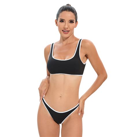 Sizzle In Style With Scoop Neck Bikini Sets