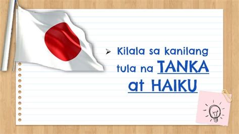 Tanka At Haiku Ppt