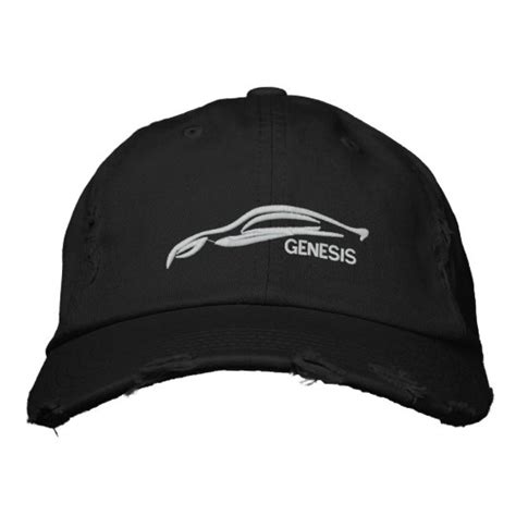 Hyundai Genesis Coupe Embroidered Hat Zazzleca