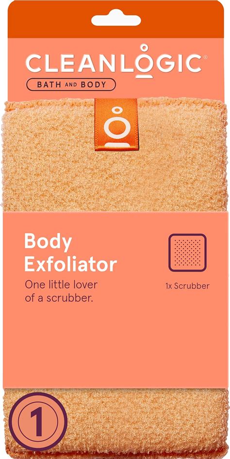 Amazon Cleanlogic Small Exfoliating Body Scrubber Count