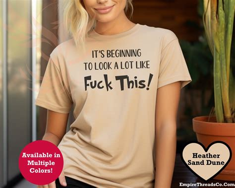 Fuck This Shirt Inappropriate Christmas Gift Funny Etsy