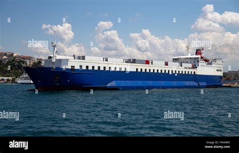 Roro Ship Is Loading In A Port Stock Photo Alamy