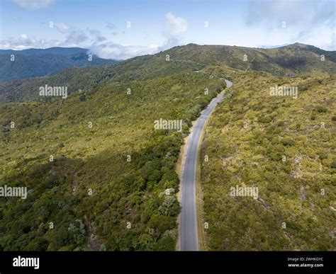 Aerial View Cerro De La Muerte Highlands Tapanti National Park