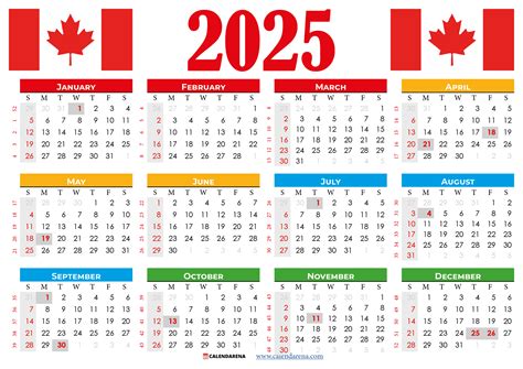 Personalized Calendar 2025 Canada Freepik Xyla Abbotts