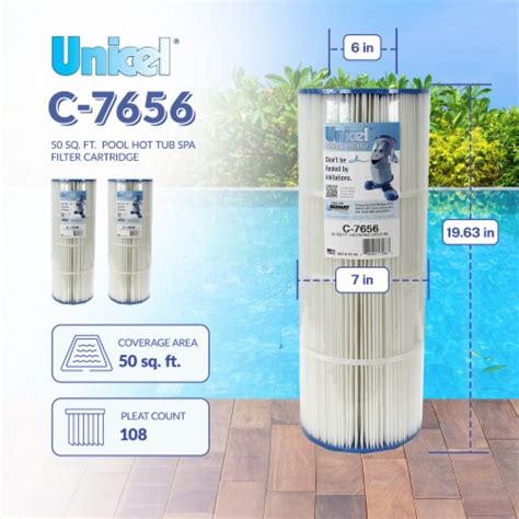 Unicel C Replacement Sq Ft Pool Hot Tub Spa Filter Cartridge Pleats Piece Kroger