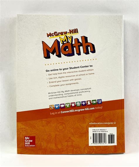 Mcgraw Hill Grade 3 Volume 1 Student Edition My Math Book 9780079057617