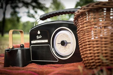 Gpo Retro Vintage S Style Rydell Dab Radio In Black