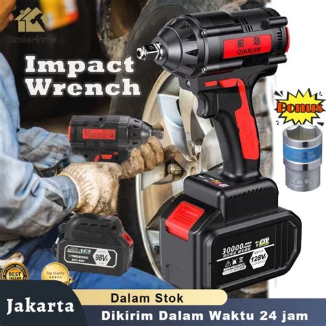 Bor Impact Cordless Drill Mesin Bor Baterai Tanpa Kabel Untuk Tembok