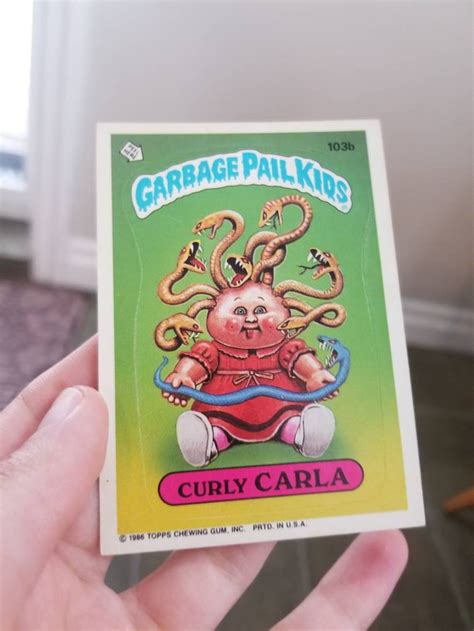 Garbage Pail Kids Stickers 1986 6 stickers | Etsy