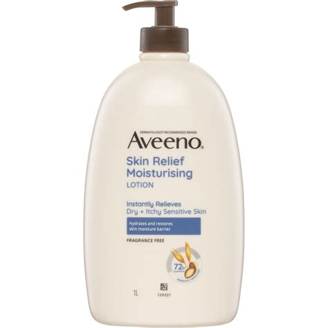 Aveeno Skin Relief Fragrance Free Body Lotion Shea Butter 72 Hour