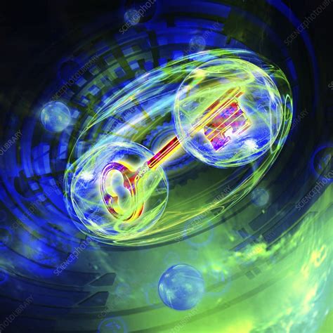 Quantum Cryptography Conceptual Illustration Stock Image C0474209