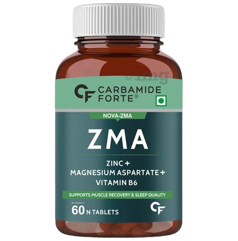 Carbamide Forte Zma Zinc Magnesium Aspartate Vitamin B6 Tablet Buy Bottle Of 60 Tablets At