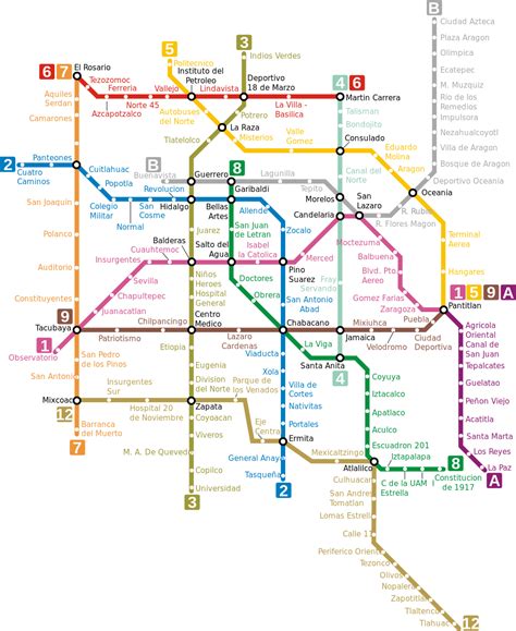 Plano Metro CDMX - Plano Red Metro Ciudad de México