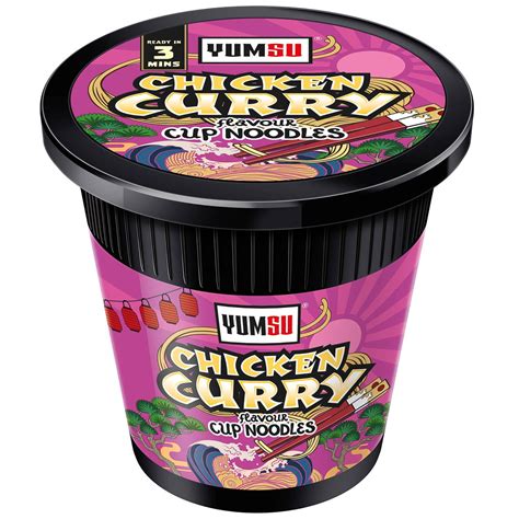 Yumsu Special Chicken Curry Cup Noodles 60g Noodles Bandm