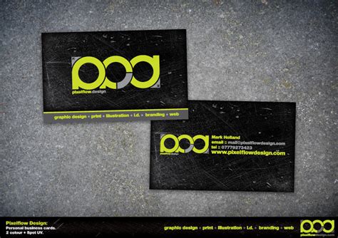 Pixelflow Design Business Card By Crezo On Deviantart