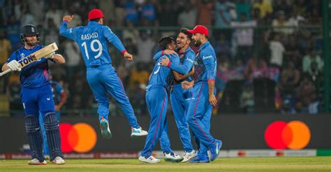 Icc World Cup Afghanistan Shock Champions England Cricket News