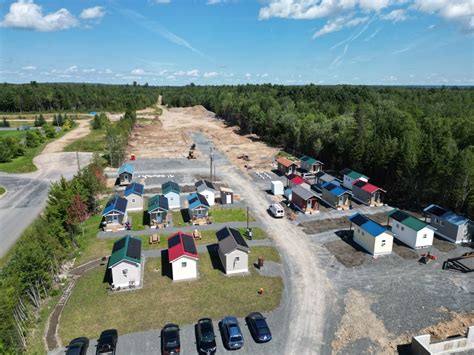 Tiny Homes Community Lays Foundation For Caf Retail Space Cbc News