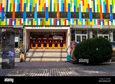 Belgium, Brussels, Free University of Brussels, ULB. Entrance to the ...