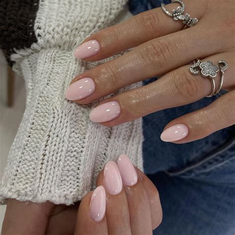 Nude Press On Nails Short Oval Xcreando Almond Fake Nails Glue On Nails Short Acrylic Nails