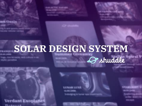 Solar Design System - Systems Design Course by ieshaan k on Dribbble