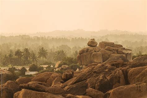 "Hampi Landscape" by Stocksy Contributor "Alexander Grabchilev" - Stocksy