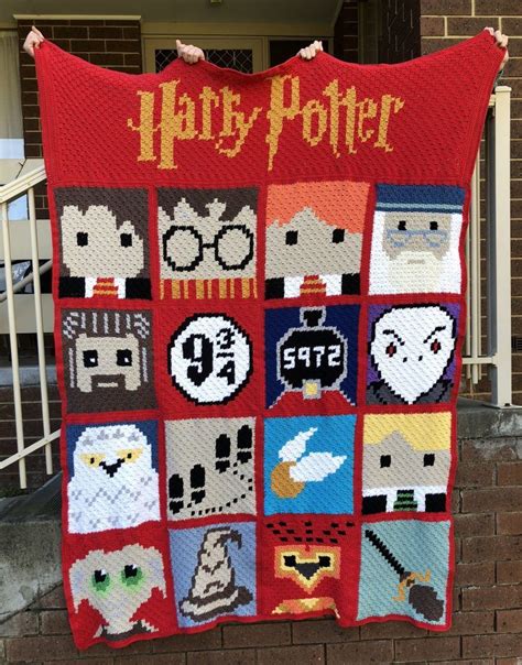 Brilliant Harry Potter Crochet Blankets Harry Potter Crochet Harry