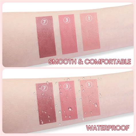 Juego De L Piz Labial De L Piz Labial De Colores Impermeable Mate Nude Con Sacapuntas