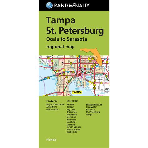 Folded Maps: Tampa St. Petersburg