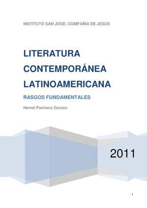 Calaméo Literatura Contemporanea Latinoamericana Rasgos Fundamentales