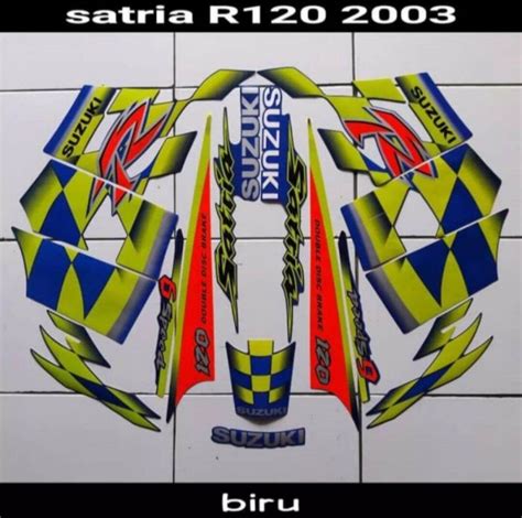 Sticker Striping Lis Les Polet Body Motor Suzuki Satria Tak R