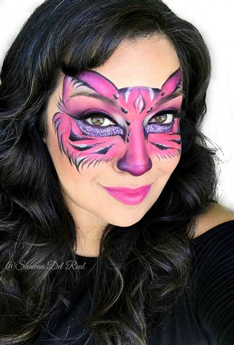 Shawna D Make Up Pink Kitty Face Painting Mask Fotd