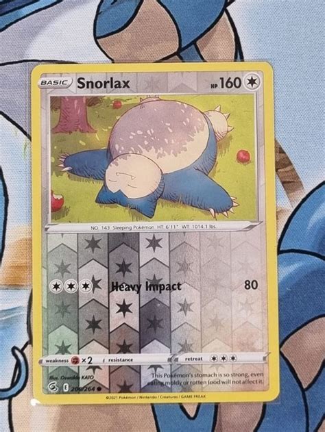 Snorlax Reverse 206 264 Fusion Strike EN Kaufen Auf Ricardo