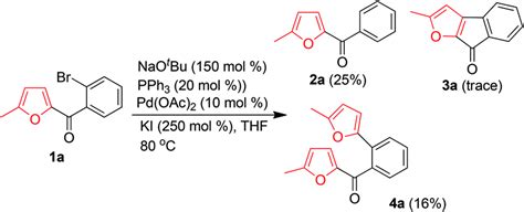 Selective Pd Catalyzed α And β Arylations Of The Furan Rings Of