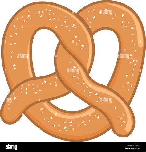 Pretzel Ilustración Vectorial Imagen Vector De Stock Alamy