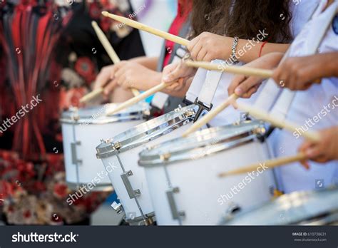 Small Children Playing On Drums Stock Photo 610738631 | Shutterstock