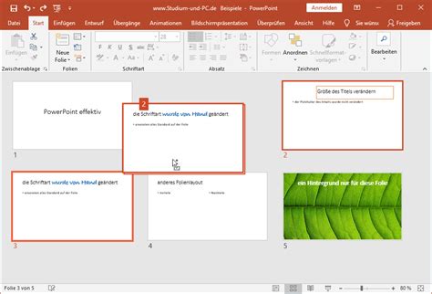 Foliensortieransicht In Powerpoint