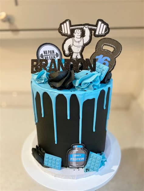 Gym Cake Topper Weight Lifting Cake Topper Exercise Cake Topper Gym